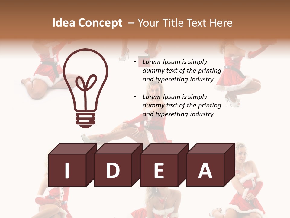 Lovely Hot  PowerPoint Template