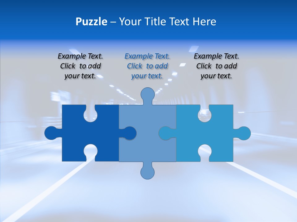 Track Yellow Lonely PowerPoint Template