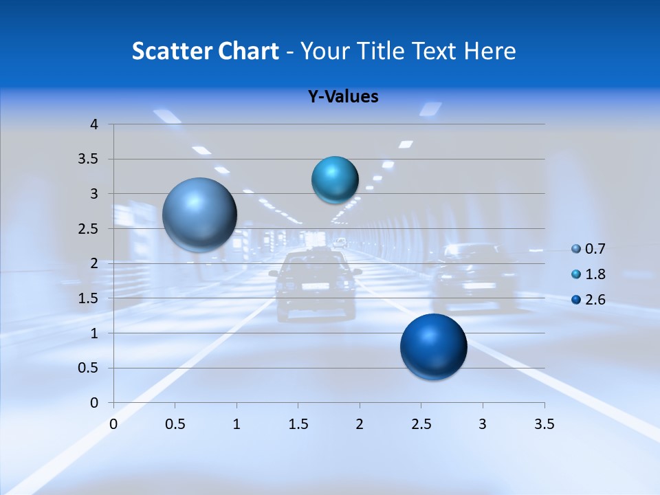 Track Yellow Lonely PowerPoint Template