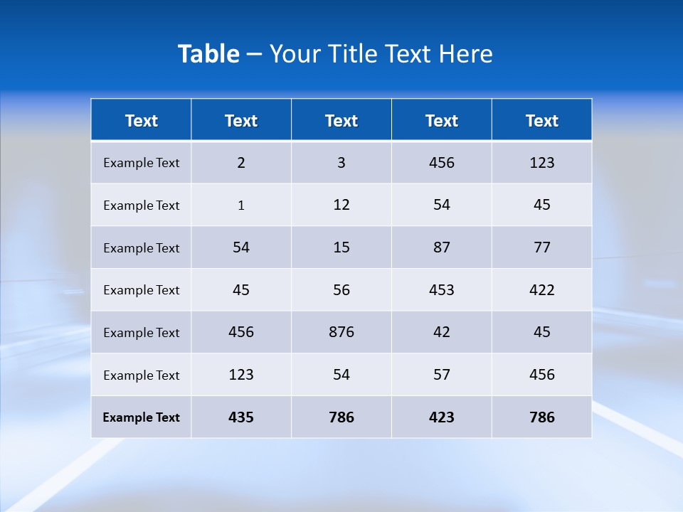 Track Yellow Lonely PowerPoint Template