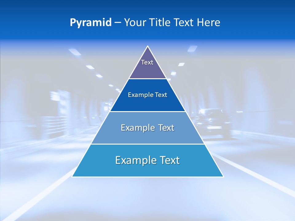 Track Yellow Lonely PowerPoint Template