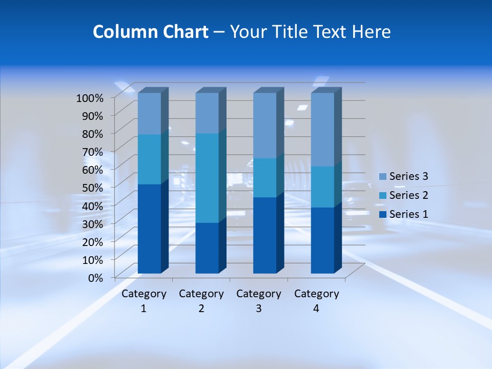 Track Yellow Lonely PowerPoint Template