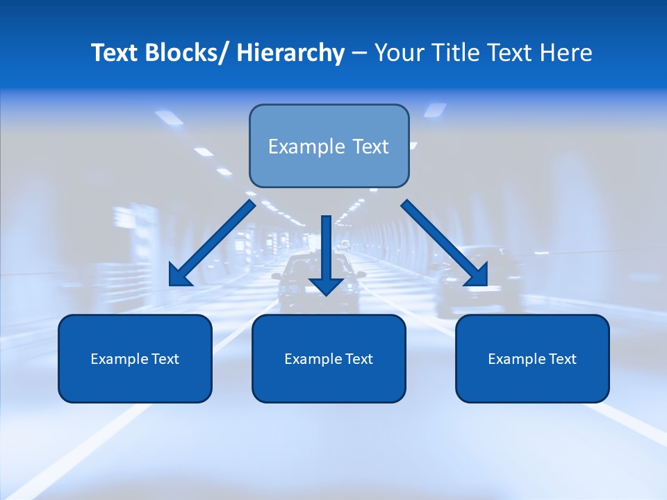 Track Yellow Lonely PowerPoint Template