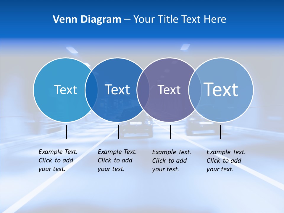 Track Yellow Lonely PowerPoint Template