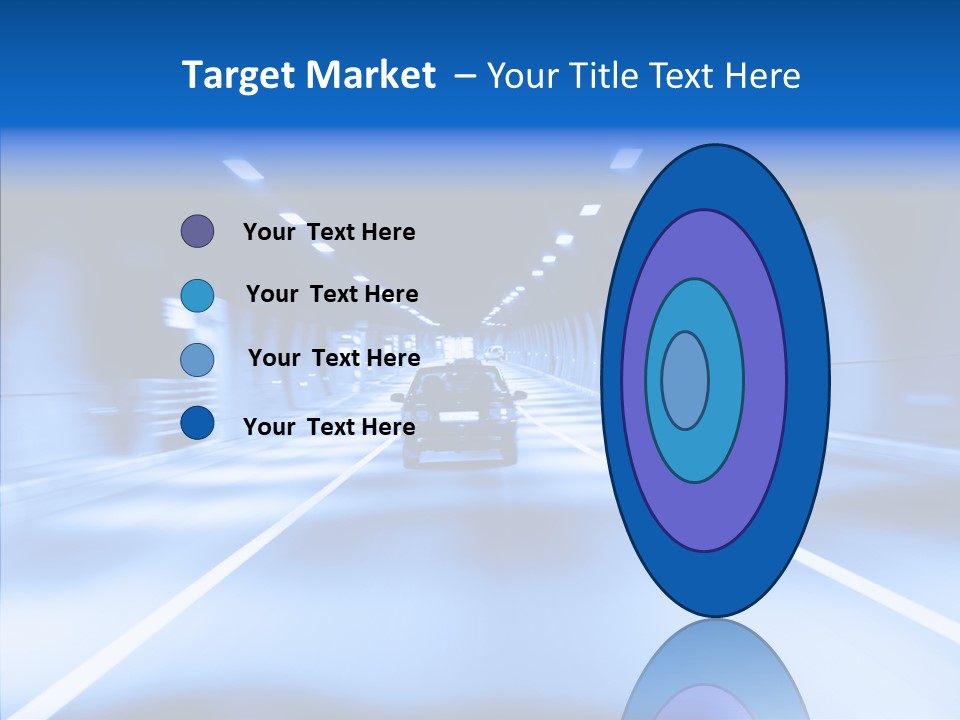 Track Yellow Lonely PowerPoint Template