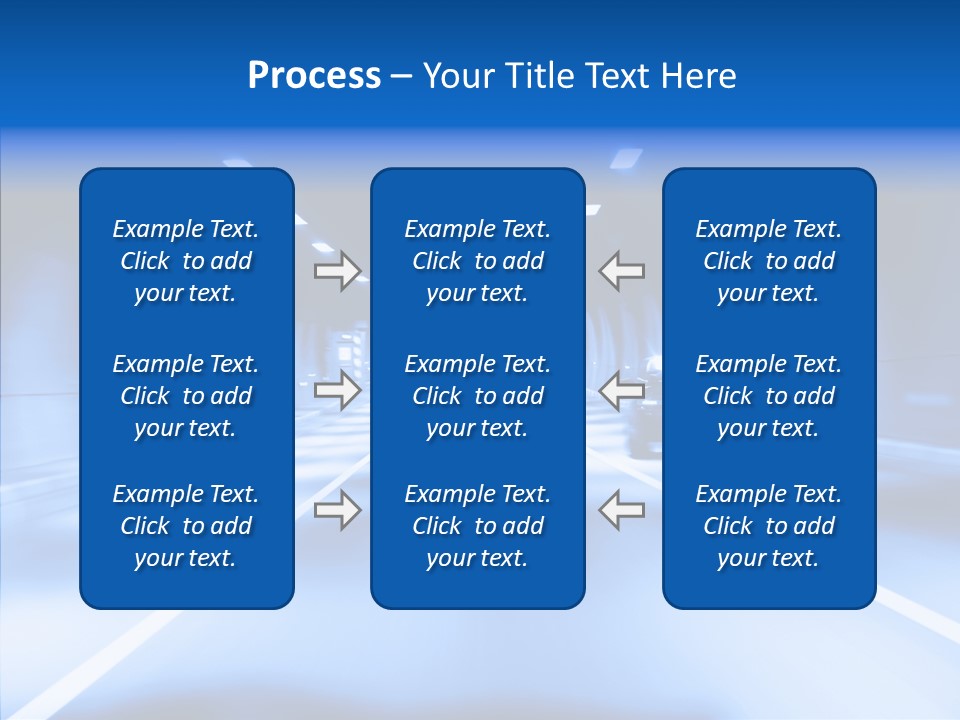 Track Yellow Lonely PowerPoint Template