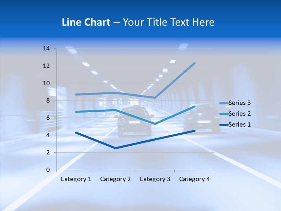 Track Yellow Lonely PowerPoint Template