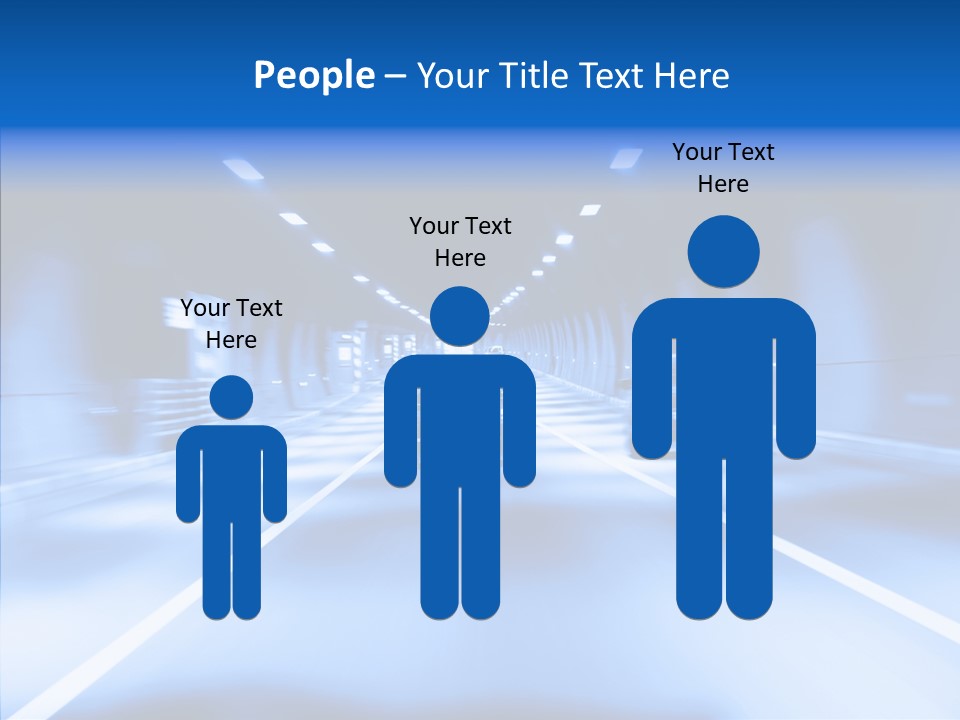 Track Yellow Lonely PowerPoint Template