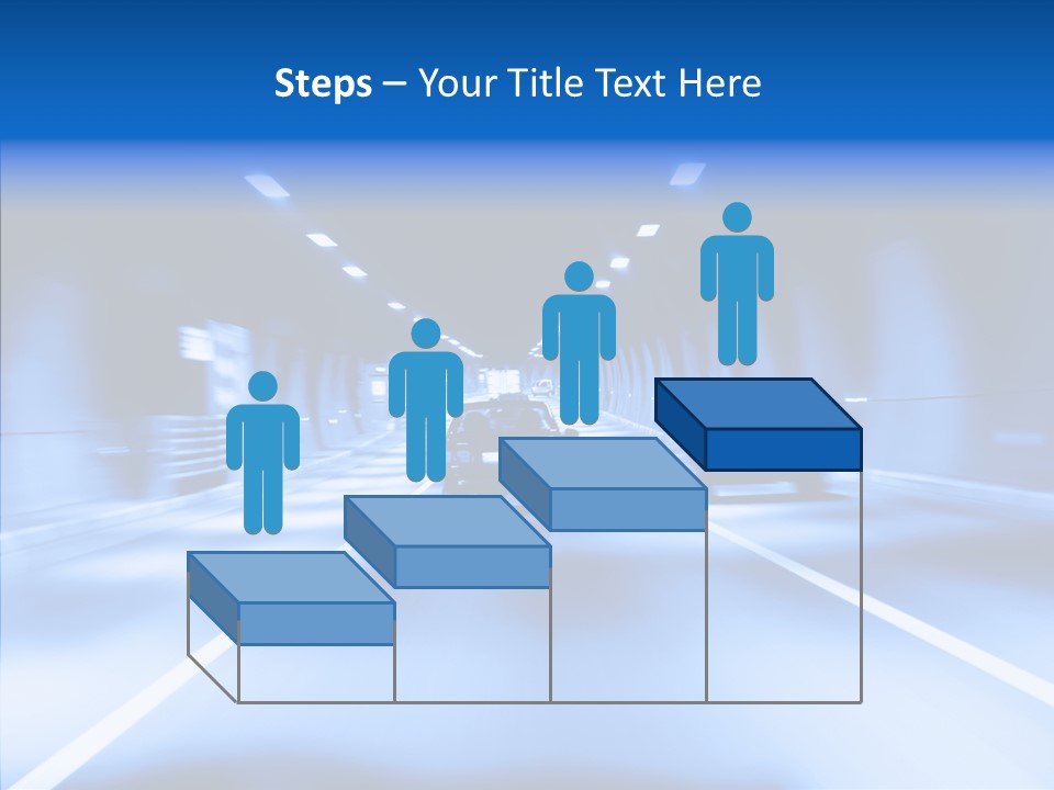 Track Yellow Lonely PowerPoint Template