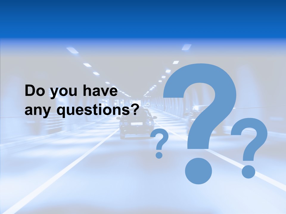 Track Yellow Lonely PowerPoint Template