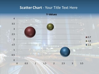 Night Transportation City PowerPoint Template