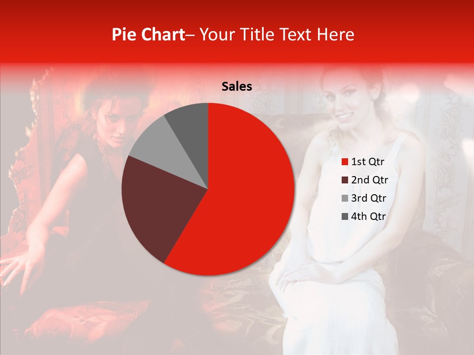 Smiling Attractive Two PowerPoint Template