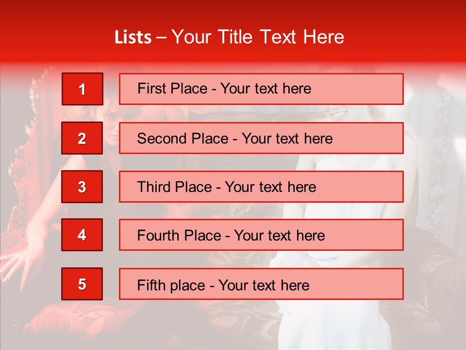 Smiling Attractive Two PowerPoint Template