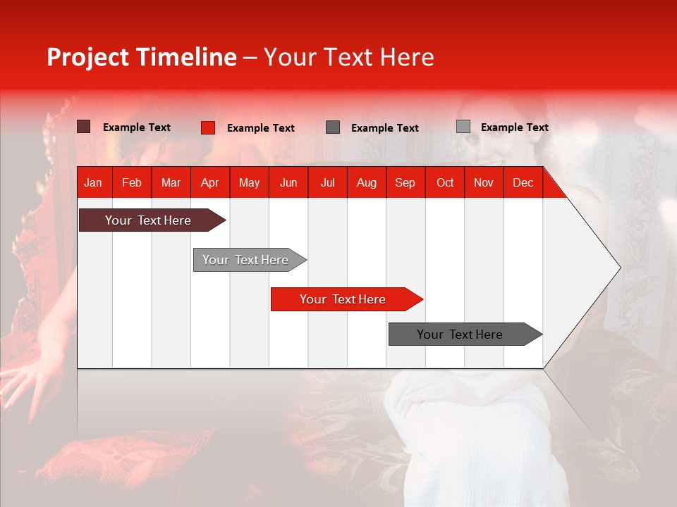 Smiling Attractive Two PowerPoint Template