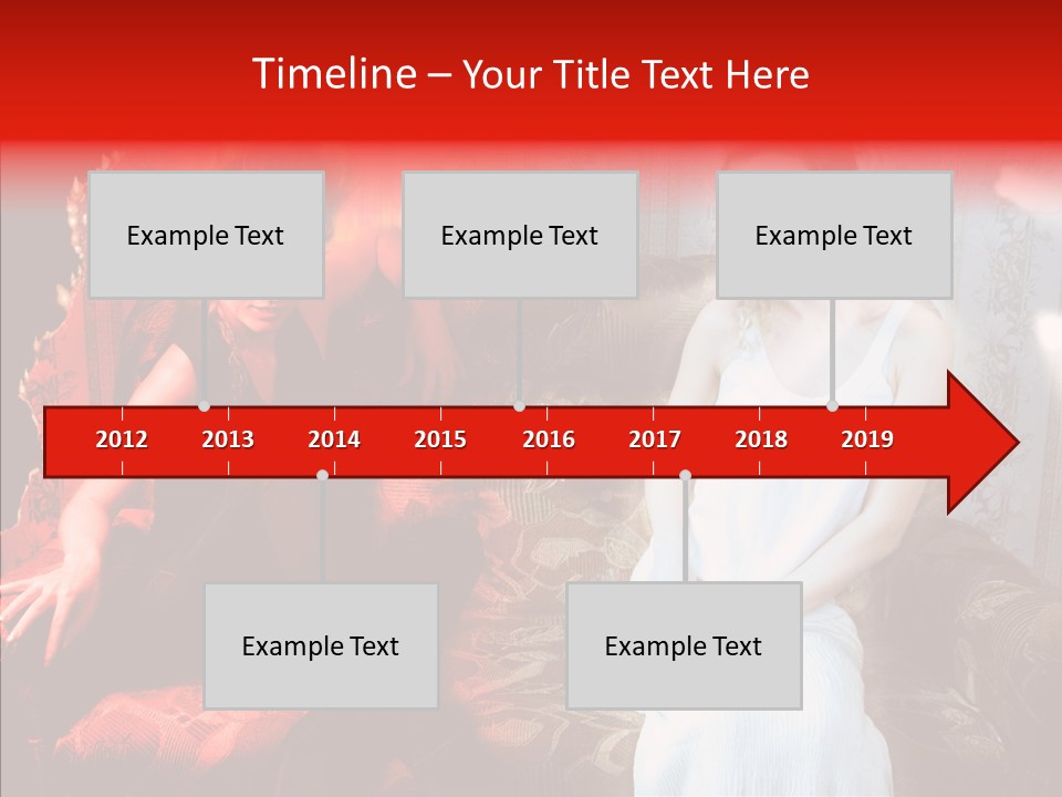 Smiling Attractive Two PowerPoint Template