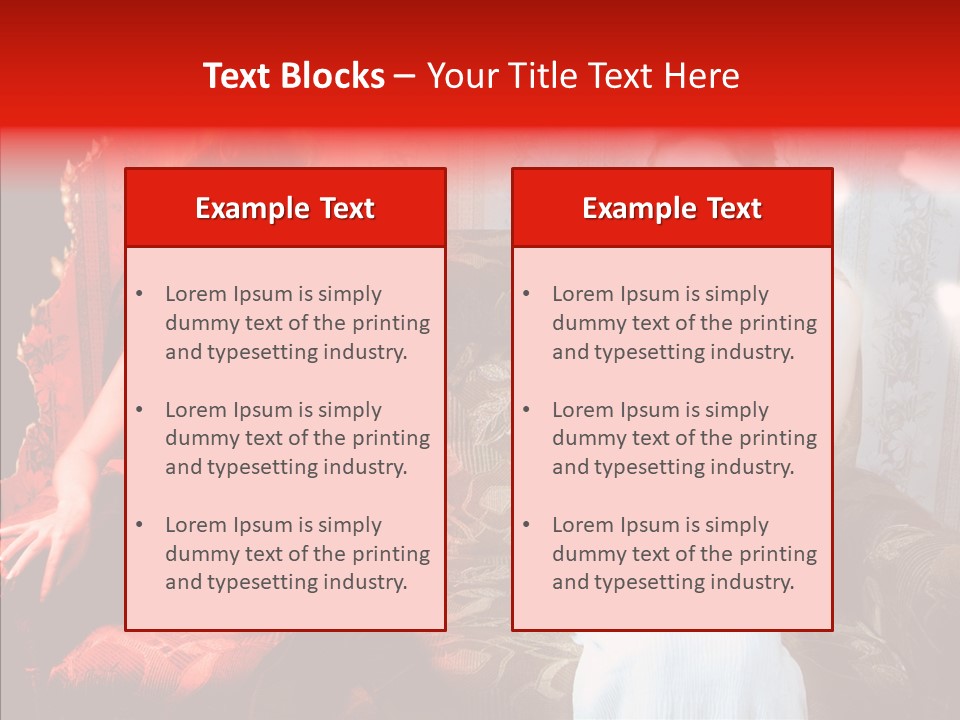 Smiling Attractive Two PowerPoint Template