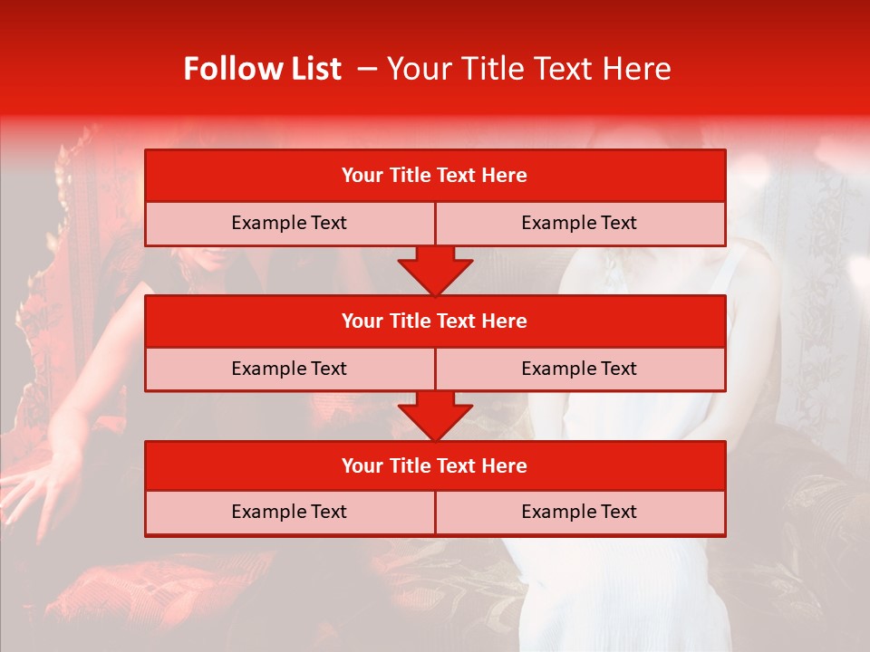 Smiling Attractive Two PowerPoint Template