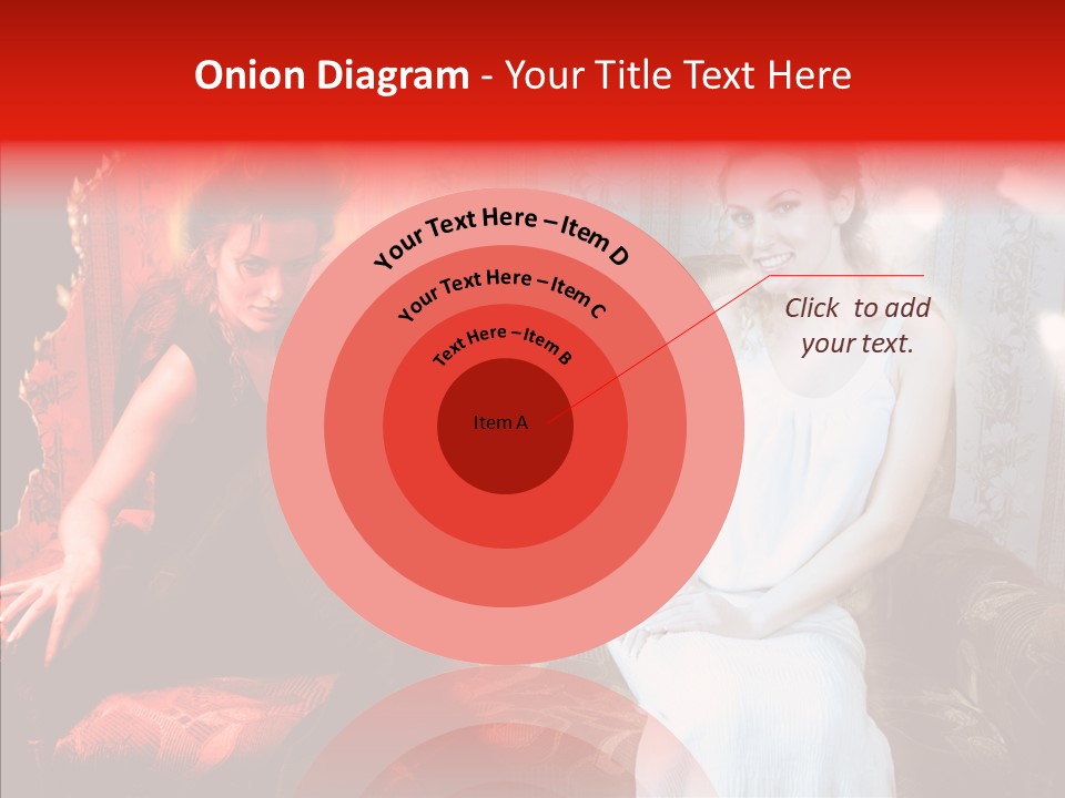 Smiling Attractive Two PowerPoint Template
