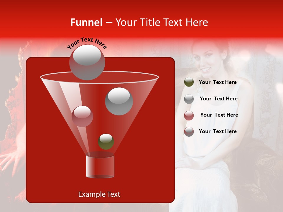 Smiling Attractive Two PowerPoint Template
