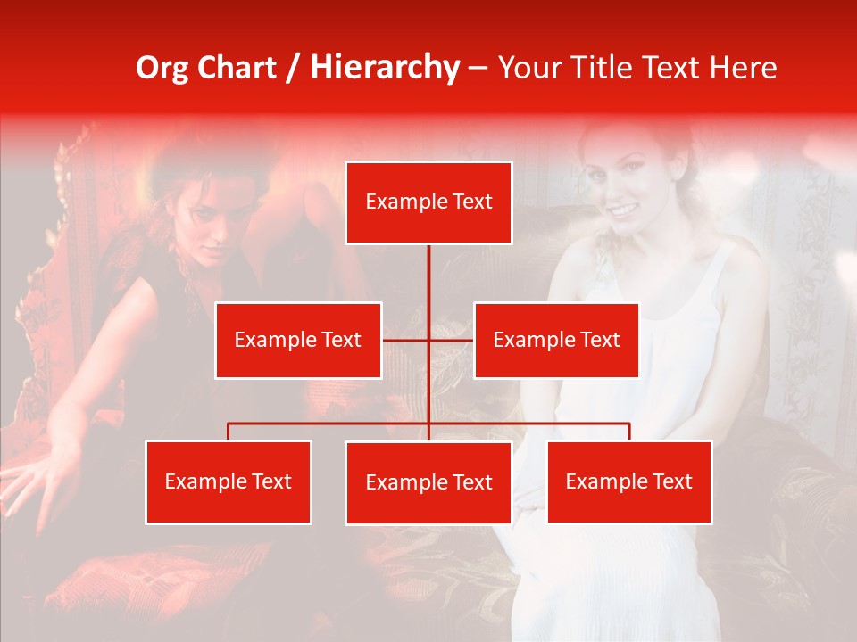 Smiling Attractive Two PowerPoint Template