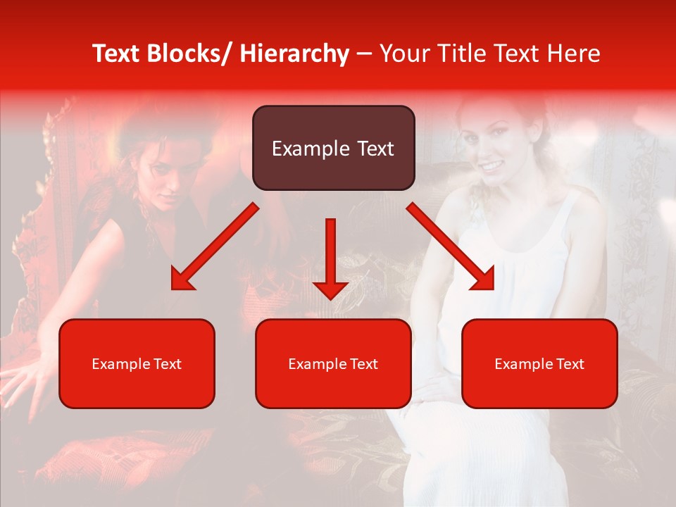 Smiling Attractive Two PowerPoint Template