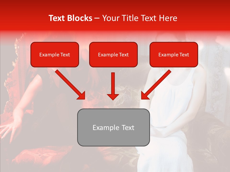 Smiling Attractive Two PowerPoint Template