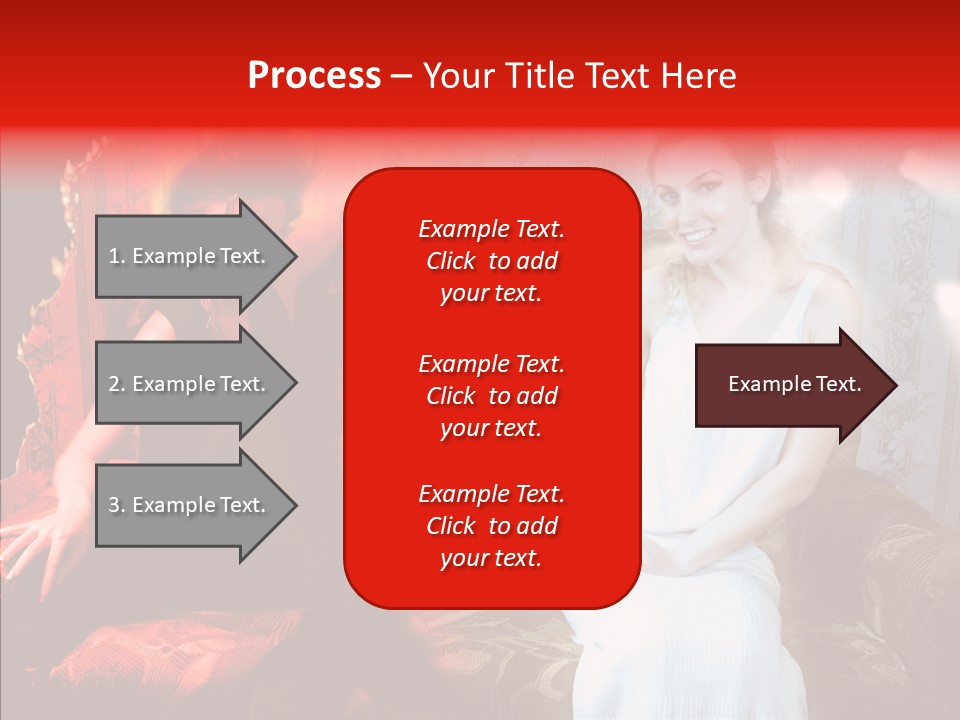 Smiling Attractive Two PowerPoint Template