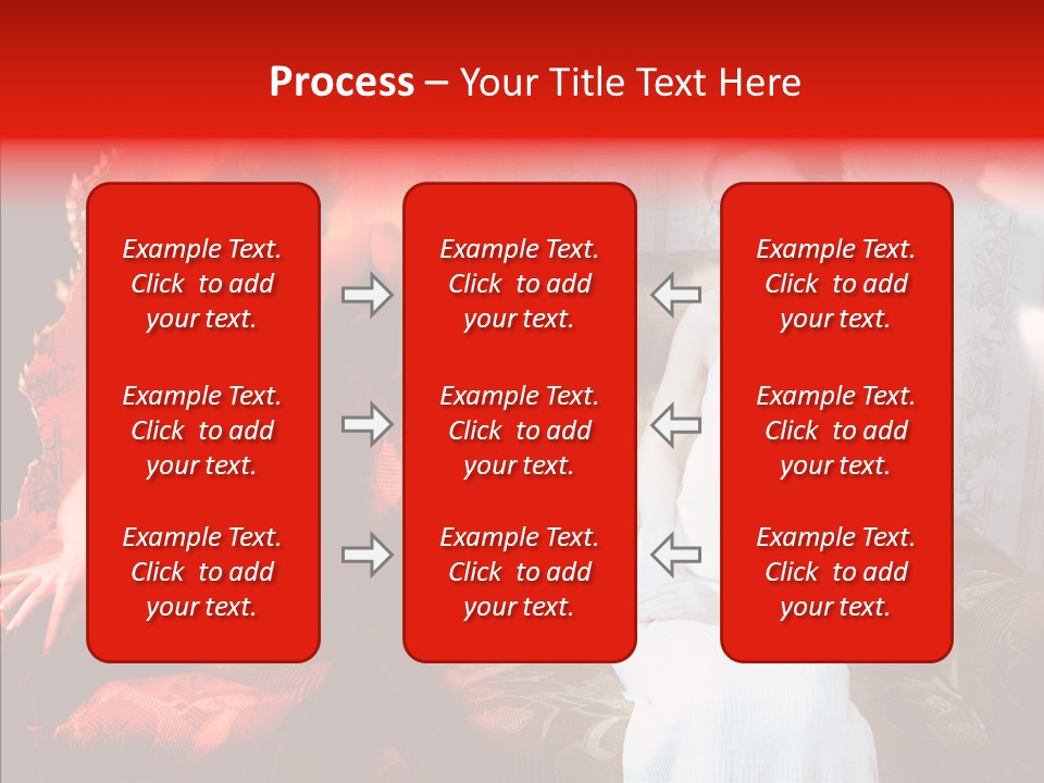 Smiling Attractive Two PowerPoint Template