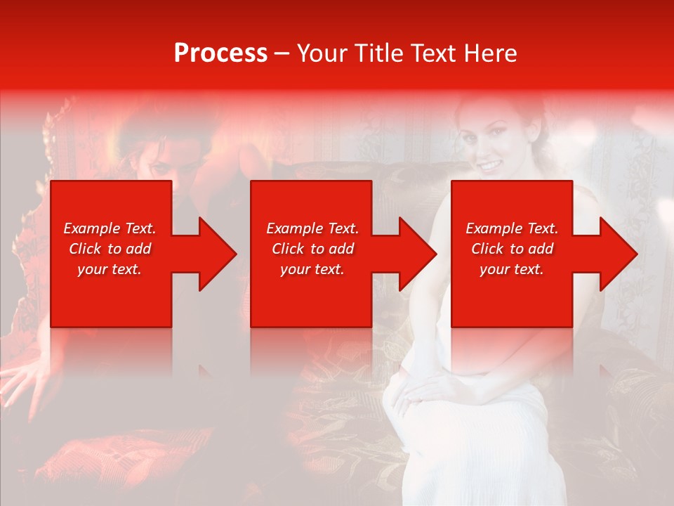 Smiling Attractive Two PowerPoint Template