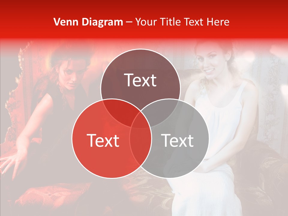 Smiling Attractive Two PowerPoint Template