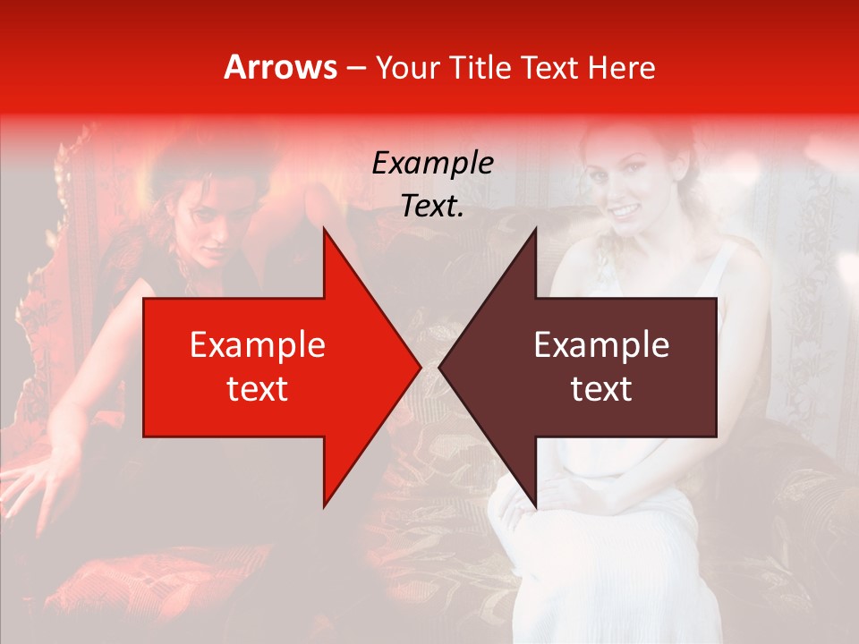 Smiling Attractive Two PowerPoint Template