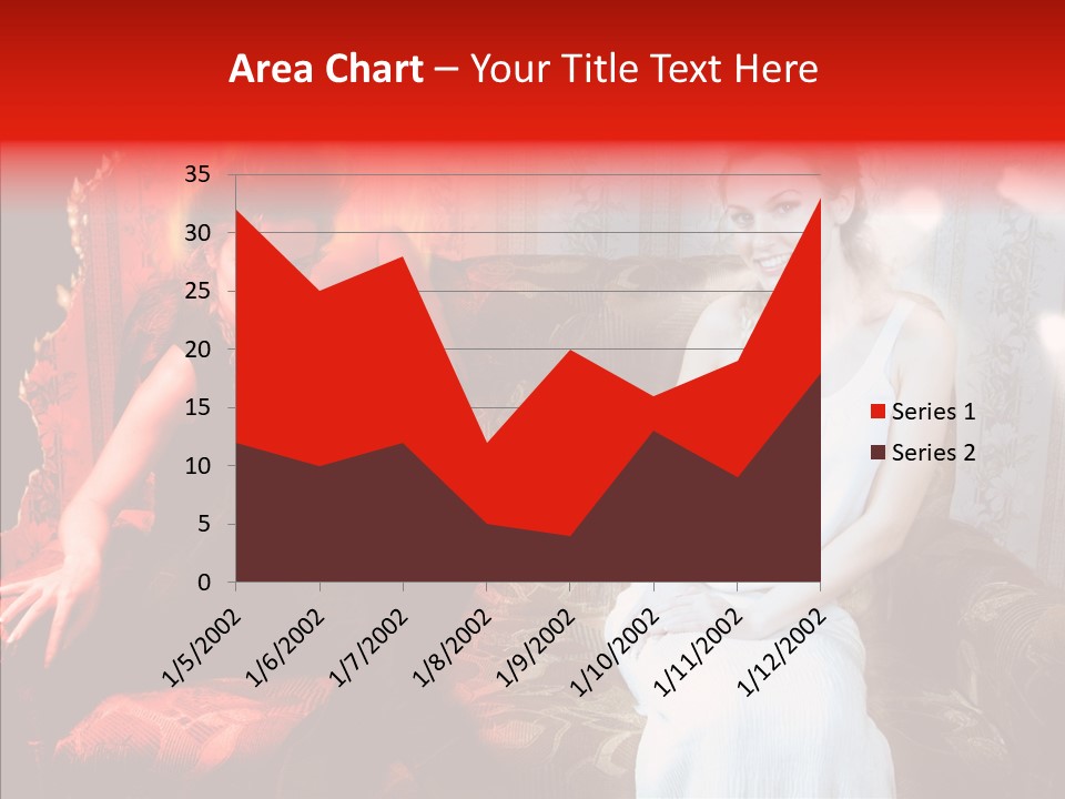 Smiling Attractive Two PowerPoint Template