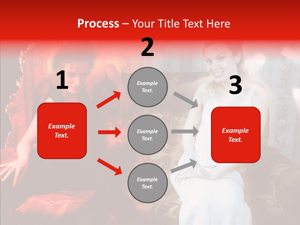 Smiling Attractive Two PowerPoint Template