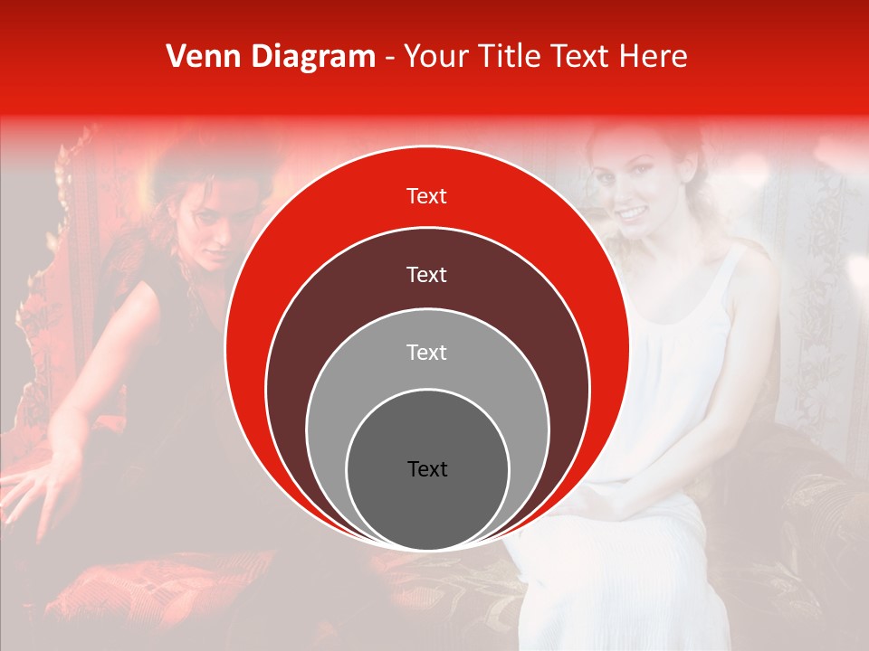 Smiling Attractive Two PowerPoint Template
