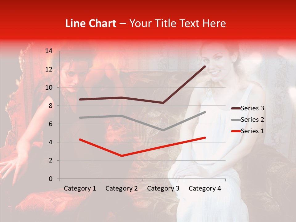Smiling Attractive Two PowerPoint Template