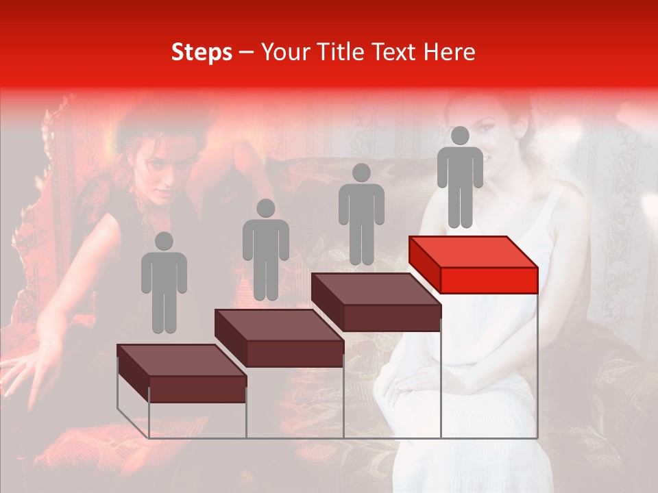 Smiling Attractive Two PowerPoint Template