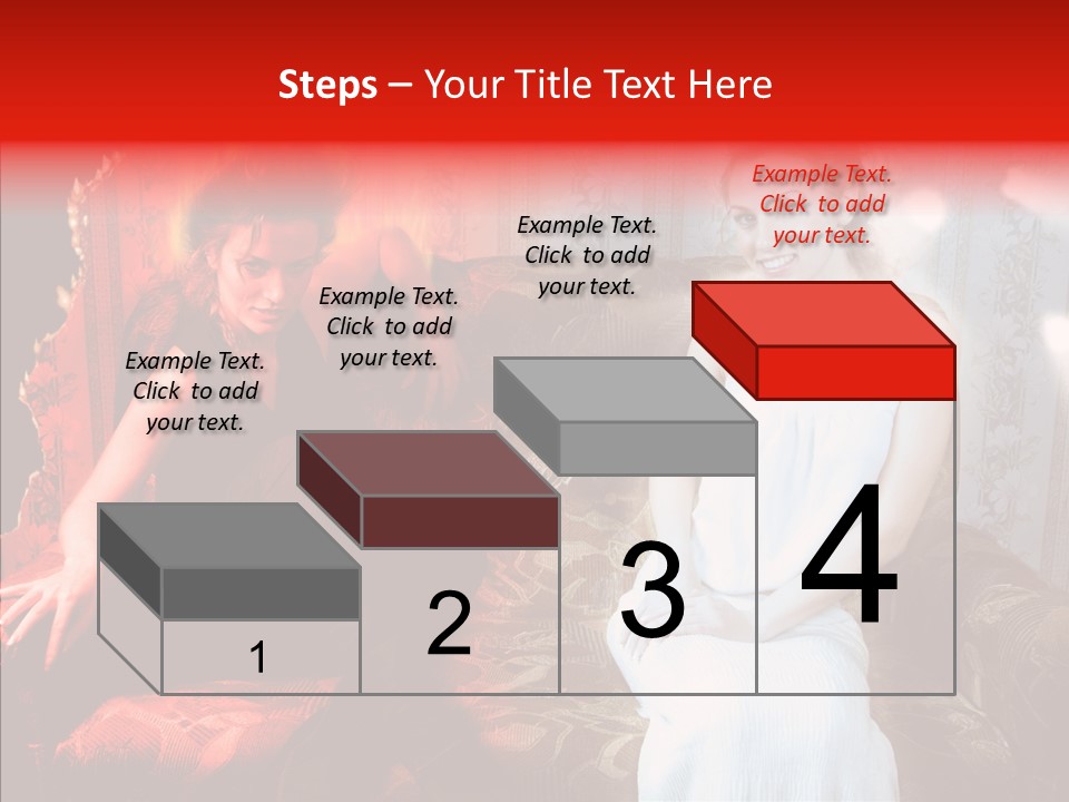 Smiling Attractive Two PowerPoint Template