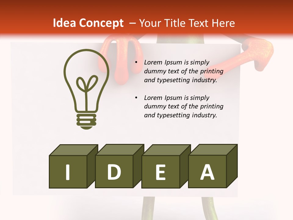 Rainforest Closeup Illustration PowerPoint Template