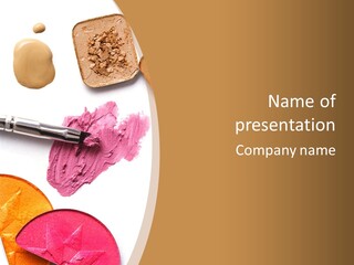 Human Swatch Brown PowerPoint Template