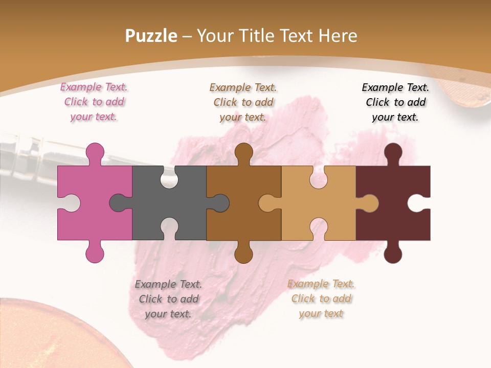 Human Swatch Brown PowerPoint Template