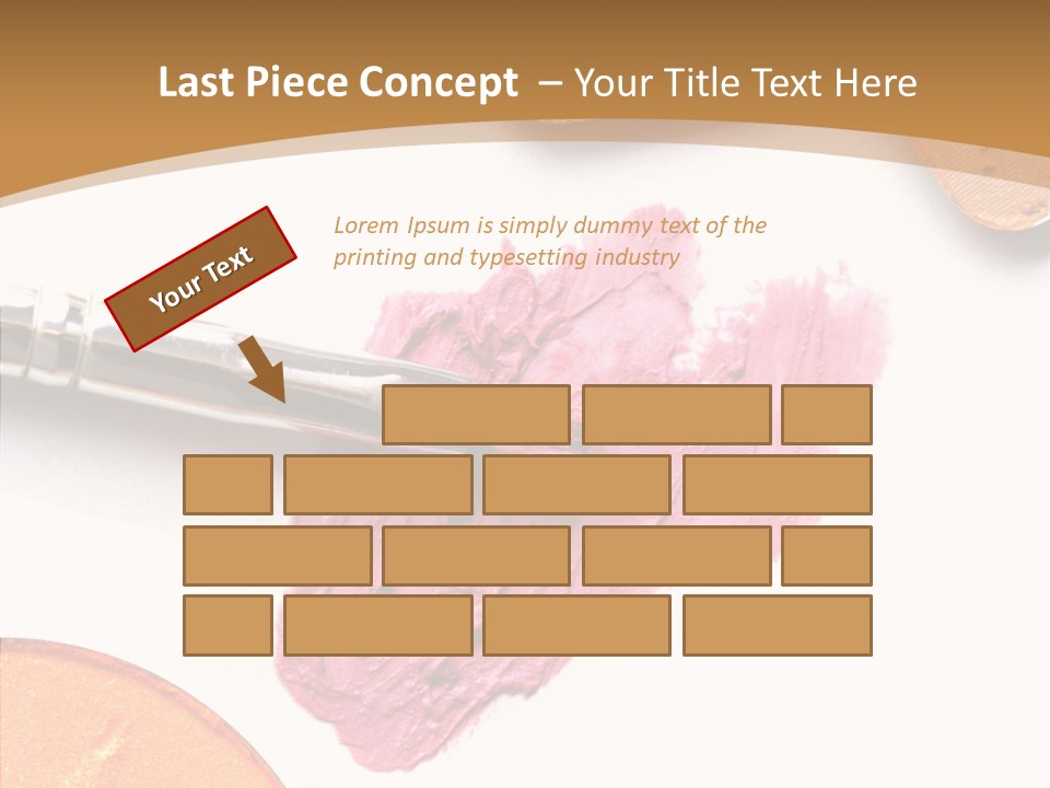 Human Swatch Brown PowerPoint Template