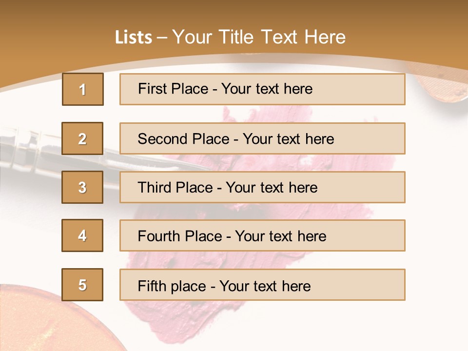 Human Swatch Brown PowerPoint Template