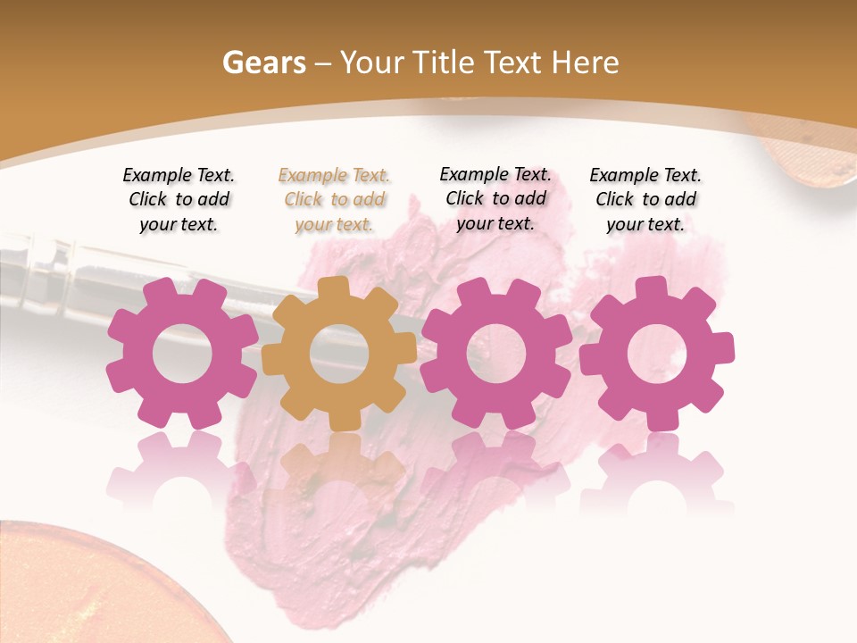 Human Swatch Brown PowerPoint Template