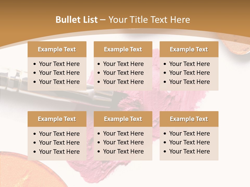 Human Swatch Brown PowerPoint Template