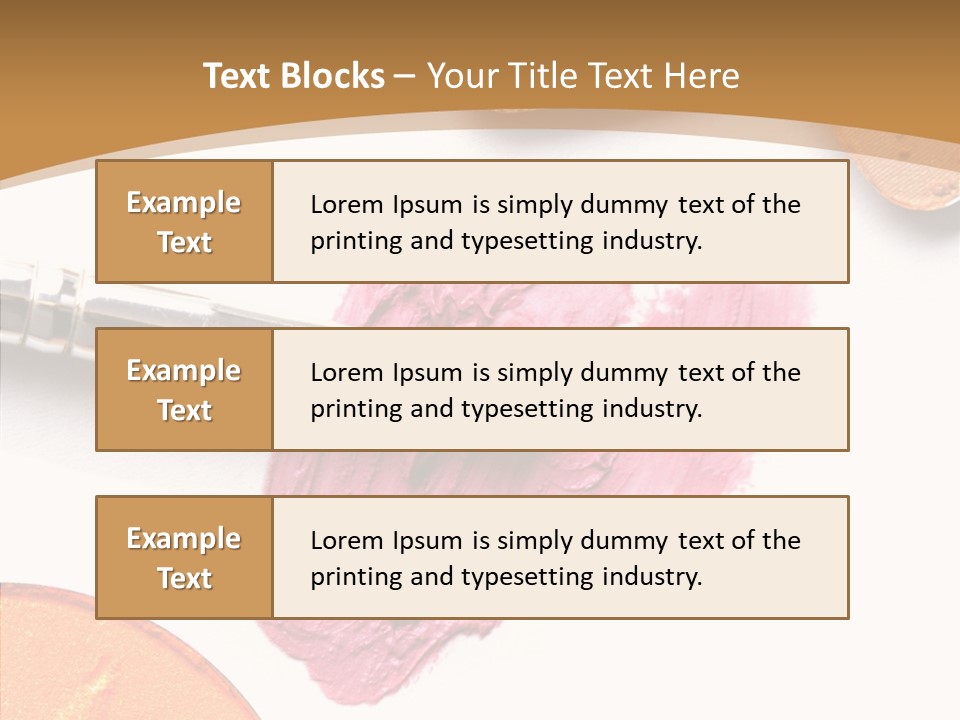 Human Swatch Brown PowerPoint Template