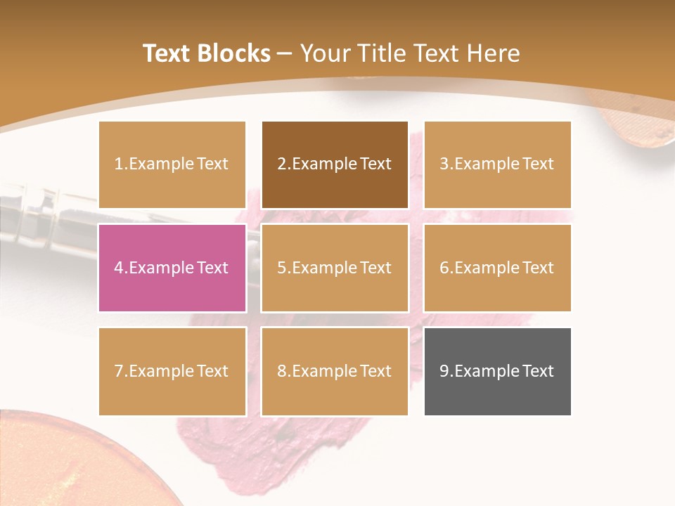 Human Swatch Brown PowerPoint Template