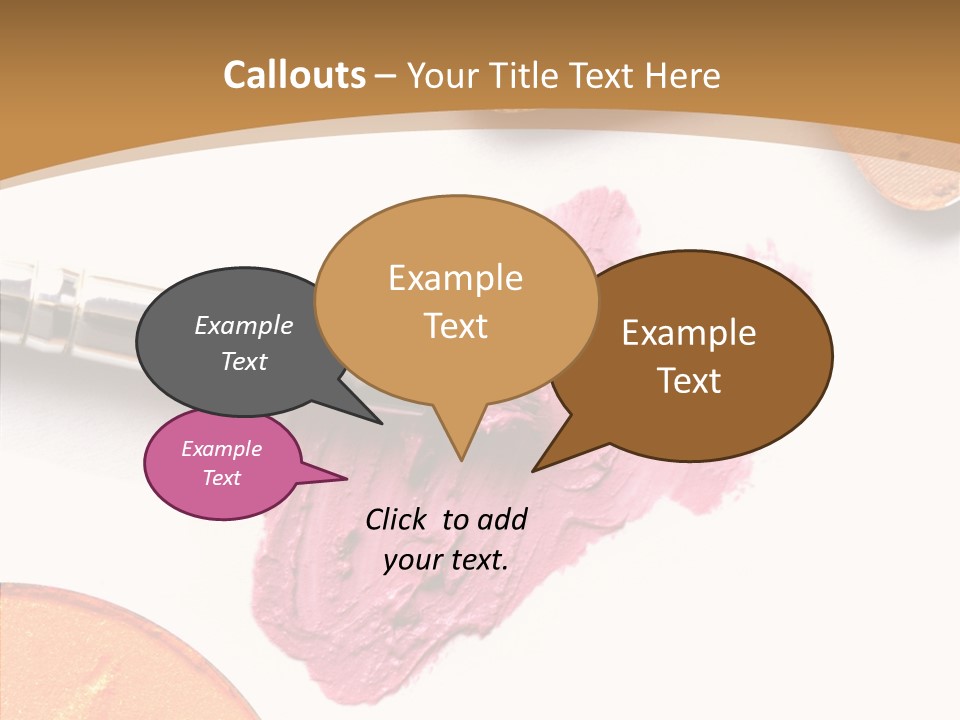 Human Swatch Brown PowerPoint Template