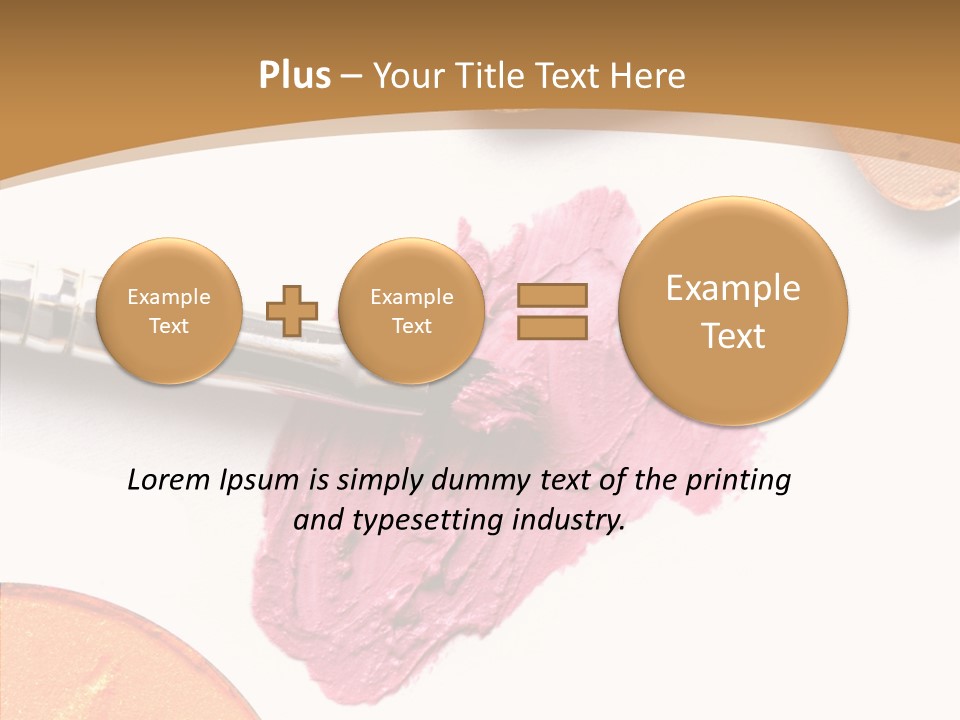 Human Swatch Brown PowerPoint Template
