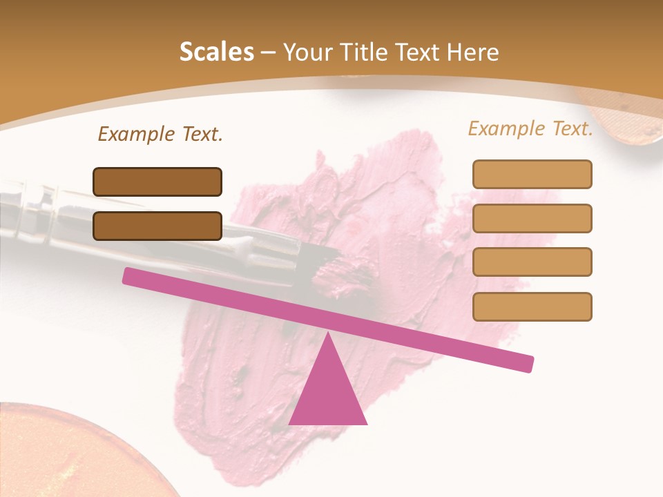 Human Swatch Brown PowerPoint Template