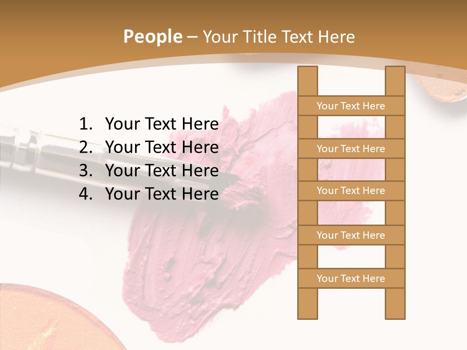 Human Swatch Brown PowerPoint Template